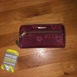 Floral Travelon Safe ID wallet